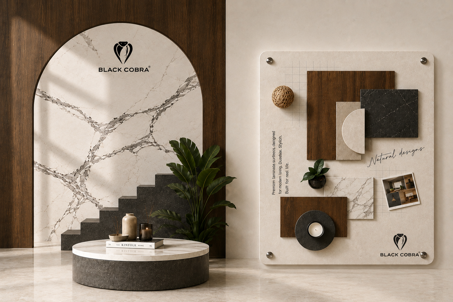 Natural Laminates Black Cobra Premium Laminates